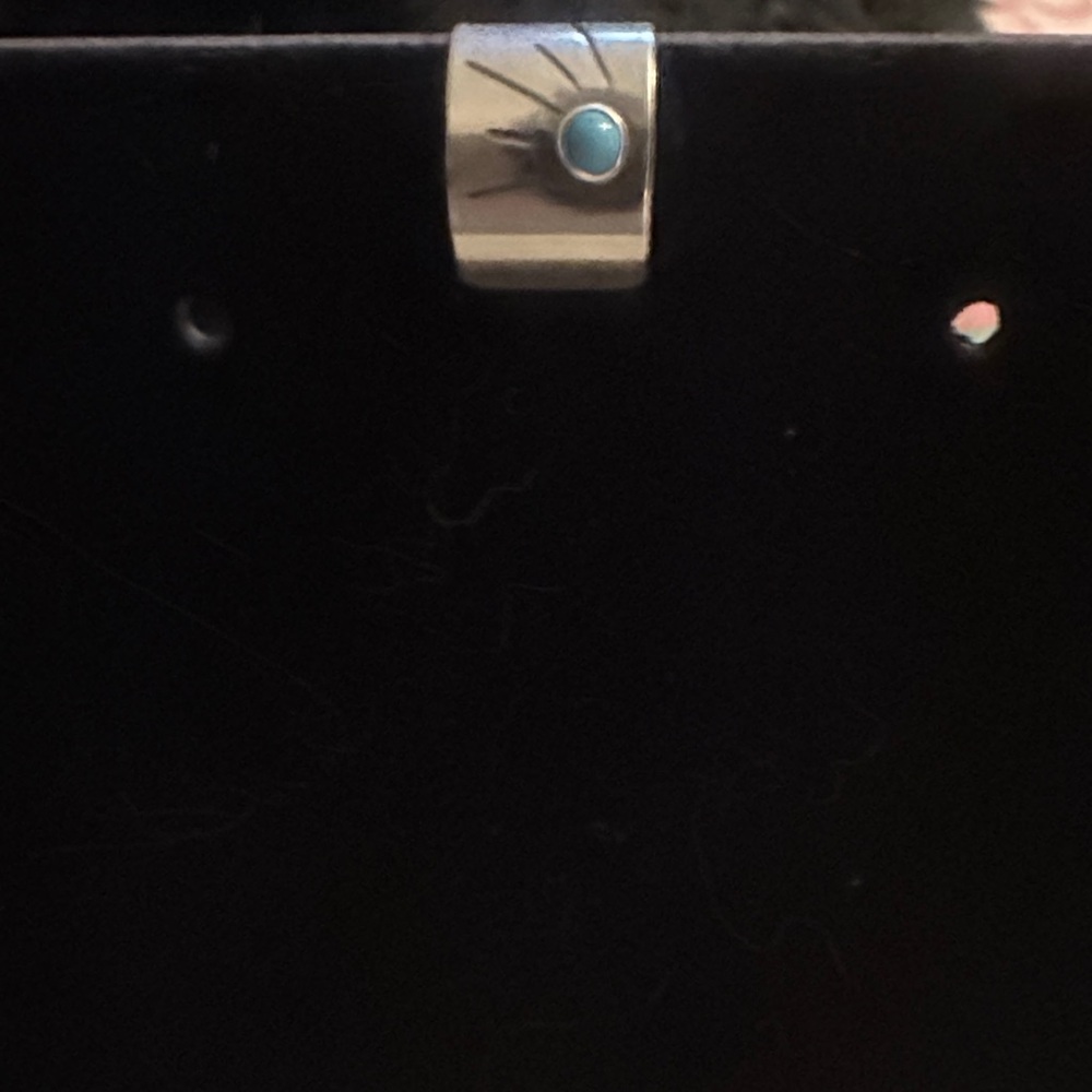 Sterling Silver Turquoise Accent Ear Cuff